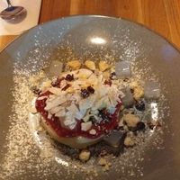 Panna cotta at Stereo in Glasgow