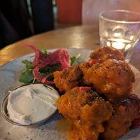 Cauliflower buffalo wings at Stereo in Glasgow