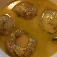 Potato dumplings at Stereo in Glasgow