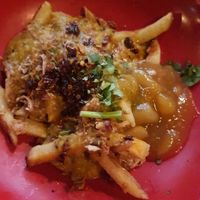 Daal and chips at Stereo in Glasgow