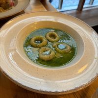 Potato dumplings  at Stereo in Glasgow