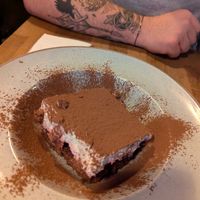 Black Forest tiramisu at Stereo in Glasgow