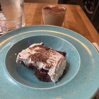 Tiramisu was a good sized portionn  at Stereo in Glasgow