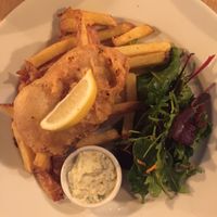 Jackfish & chips at Stereo in Glasgow