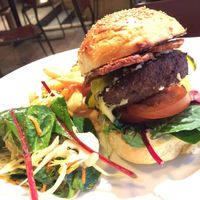 The burger  at Stereo in Glasgow