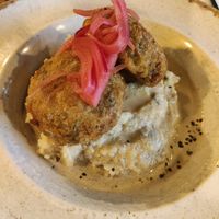 Vegan haggis with mashed potatoes at Stereo in Glasgow