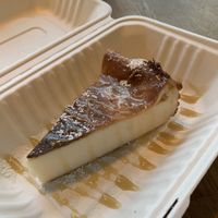 burnt basque vanilla cheesecake  at Stereo in Glasgow