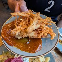 fried enoki at Stereo in Glasgow