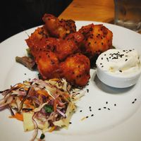 Oriental style wings at Stereo in Glasgow