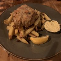 Jack fish & chips  at Stereo in Glasgow