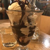 Hot fudge sundae  at Stereo in Glasgow