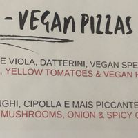 Pizza menu   at Frankie's in Sorrento