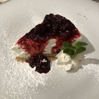 Berry cheesecake   at Frankie's in Sorrento