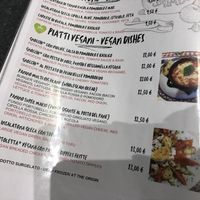 Vegan dishes at Frankie's in Sorrento