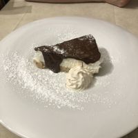 Vegan chocolate and hazelnut cheesecake   at Frankie's in Sorrento