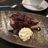 Vegan cheesecake  at Frankie's in Sorrento