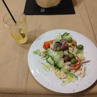 Vegan Greek salad at Frankie's in Sorrento
