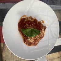 Lasagna vegana  at Frankie's in Sorrento