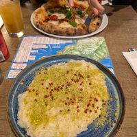 Lemon & pink pepper risotto at Frankie's in Sorrento