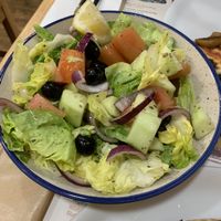 Greek salad without feta at Frankie's in Sorrento