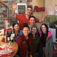 First customers from Maryland, USA.  at Frankie's in Sorrento