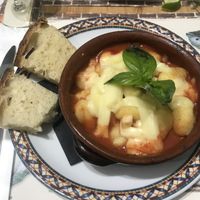 Gnocchi with vegan cheese at Frankie's in Sorrento