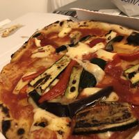 Vegan pizza  at Frankie's in Sorrento