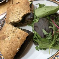 Vegan panini  at Frankie's in Sorrento