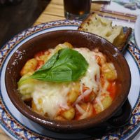 Vegan gnocci at Frankie's in Sorrento