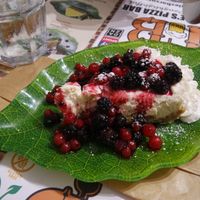 Vegan cheesecake at Frankie's in Sorrento