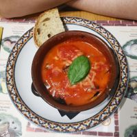 Vegan Eggplant Parmigiana at Frankie's in Sorrento