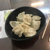 Big beautiful dumplings at Shí Guāng De Hǎo Wèi 食光的好味 - Vegan Kitchen in Taipei
