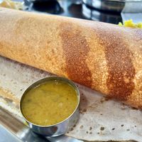 Paper Dosa - a thing of beauty 😍  at Saravana Bhavan in Sunnyvale