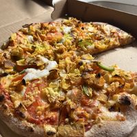 Vegan Taco Pizza  at Sibie's Pizza in Amherst