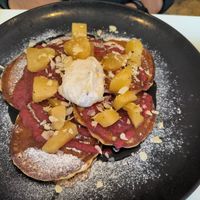 Seasonal pancakes at Flow Specialty Coffee Bar & Bistro in Budapest