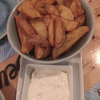 Batatas temperadas at Sailorman and Friends in Povoa De Varzim