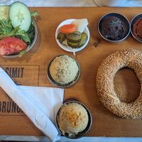 Vegan's nest at Simit & Chai in Toronto