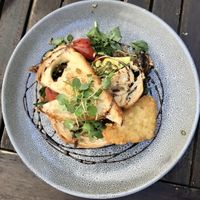 Mushroom ciabatta  at Cafe 4U in Whakatane