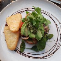 Vegan pesto stack at Cafe 4U in Whakatane