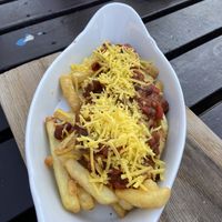 vegan chilli and cheese chips  at The Water Witch in Lancaster