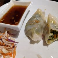 Veggie dumplings at Bangkok Royale in Waco