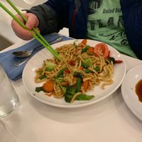 Udon noodles with veggies (without egg) at The Loft Thai Fusion in Vallejo