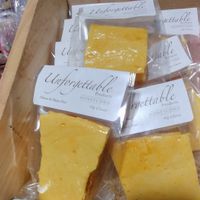 Vegan-friendly honeycomb  at Aumanns in Warrandyte