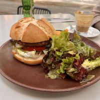 Vegan burger   at Federal in Madrid