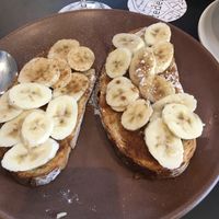 Date paste and banana toast at Federal in Madrid
