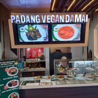 The stand at Padang Vegan Damai in Yogyakarta