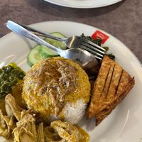 dishes for under 2€ at Padang Vegan Damai in Yogyakarta