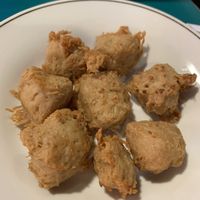 Fake chicken - so tasty!!! at Padang Vegan Damai in Yogyakarta