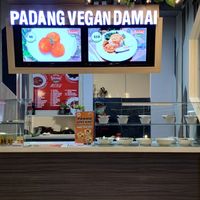 Storefront at Padang Vegan Damai in Yogyakarta