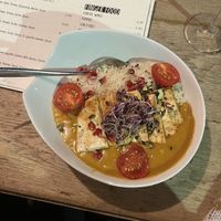 Vegan tofu curry 👌  at Jati in Soelden